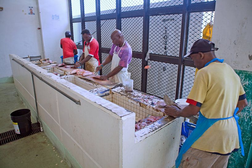 St. George's (Grenada) - Melville Street Fish Market by t.ART