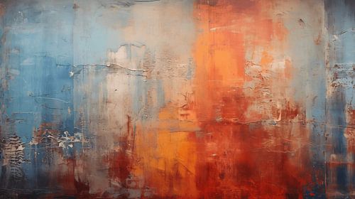 Abstracte kleurrijke schilderij muur textuur kleur ontwerp