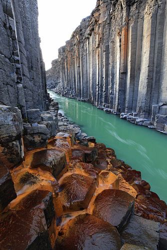Canyon de Stuðlagil à l'est de l'Islande