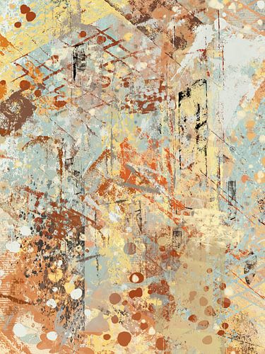 Kleurig abstract kunstwerk