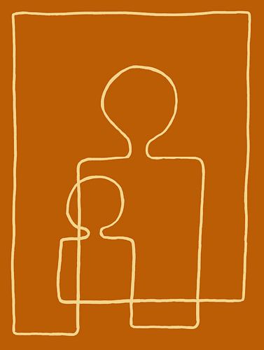 Mother and Child, Terra/Naples Yellow