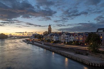 Deventer tijdens blauwe uurtje