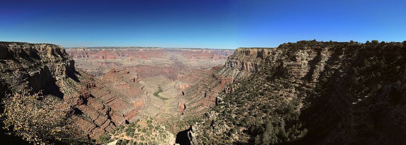 Unendliche Tiefe - Panorama des Grand Canyon von Hans van Oort