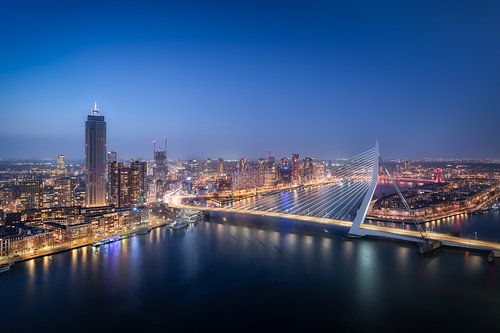 Rotterdam Skyline Erasmus Bridge 3:2
