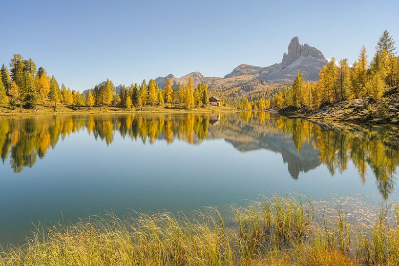Herbsttag am Lago Federa von Michael Valjak