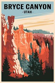 Bryce Canyon, Utah van Poster Art Shop