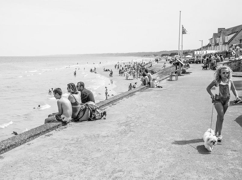 Stranddag in Normandië van Emil Golshani