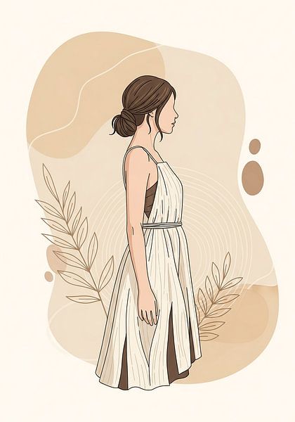 Japandi Botanica: Feminine Form by Media Jeka