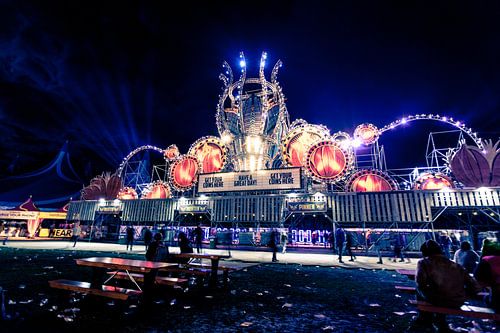 Festival Fotografie Wanddecoratie – Podium Lichten Canvas Industrieel 24
