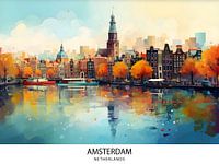 Skyline von Amsterdam