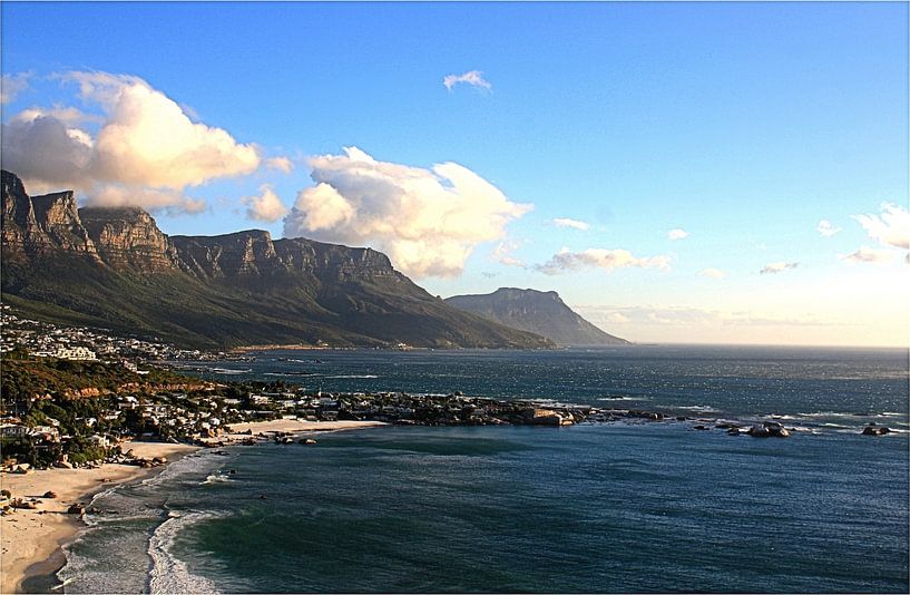 Table Mountain en bord de mer au Cap par Thomas Zacharias