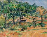 Haus in der Provence, Paul Cézanne (ca.1890) von Atelier Liesjes Miniaturansicht