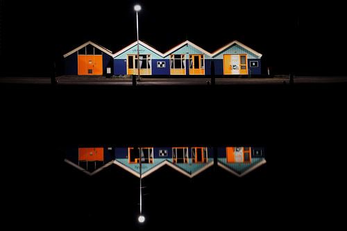 Haven bij nacht