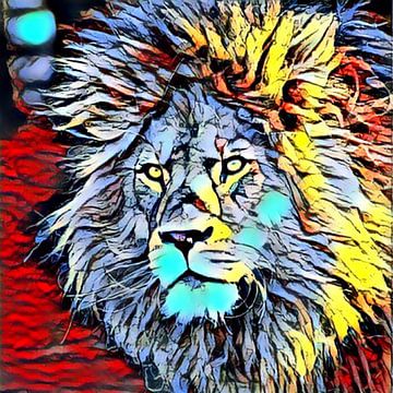Color Kick Animal - Lion King sur Angelika Möthrath
