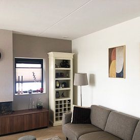 Customer photo: Modern Geometric colourful work by Modern Collection, on canvas