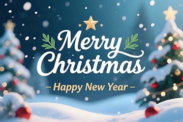 Vrolijk kerstfeest en gelukkig nieuwjaar