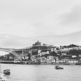 Bridge Luis over river Douro, Porto by Annemarie Rikkers