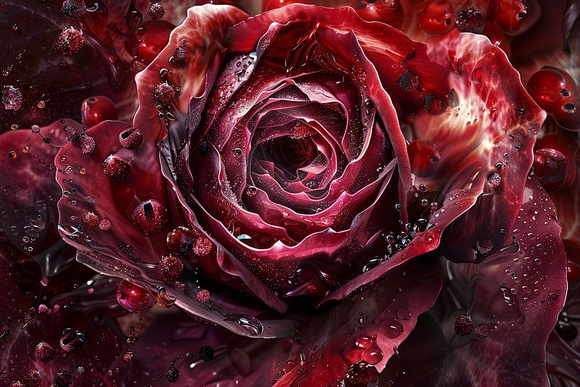 picturesque rose by Egon Zitter