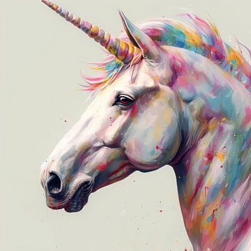Unicorn painted by Studio Blikvangers