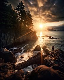 Sunrise by the sea