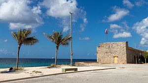 Curacao - Pietermaai, Strand in der Nähe der Bögen
