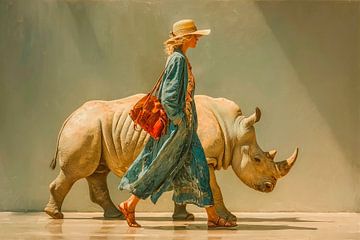 Unexpected encounter with a Rhino van Harry Hadders