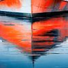 Wasserspiegelung Bootsrumpf-01c von Rautenberg Digital Art Maritim