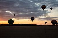 Hete Luchtballon bij avond