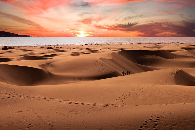 Sanddünen Maspalomas, Gran Canaria, Spanien von Gert Hilbink