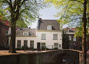 Old house alongside a bridge and canal in Amersfoort, Netherlands von Daniel Chambers Miniaturansicht