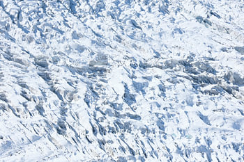 La neige, abstraction