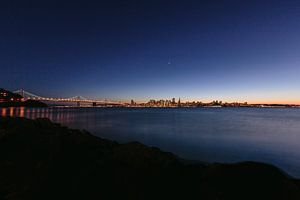 Sonnenuntergang in San Francisco von Erwin van Oosterom