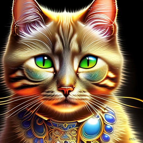 fantasy cat by Gelissen Artworks