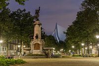 Burgemeester Hofmanplein op het Noordereiland in Rotterdam