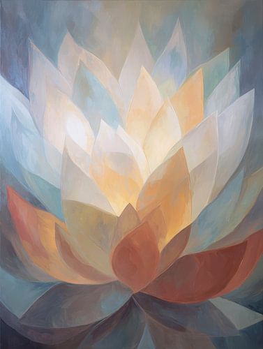 Lotus délicat dans une lumière pastel sur But First Framing