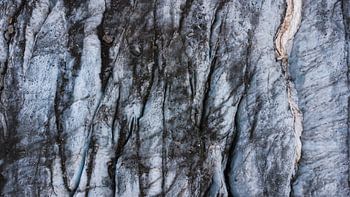 The glacier’s surface