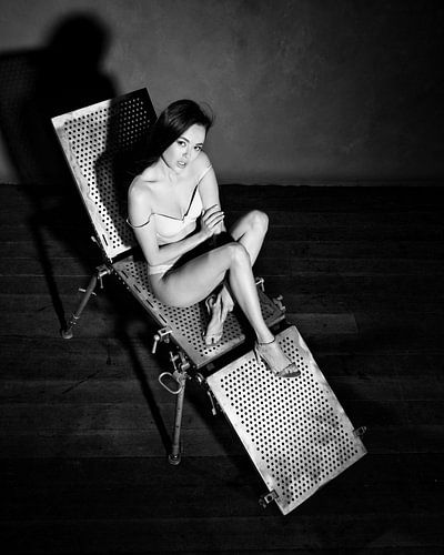 Mooie vrouw in lingerie