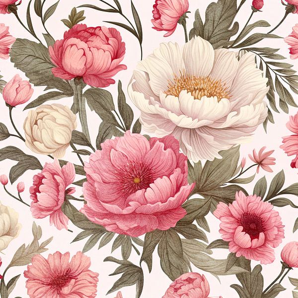 Vintage spring flowers by Whale & Sons