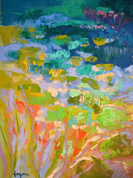 Lebendige Seerosen von Dorothy Fagan
