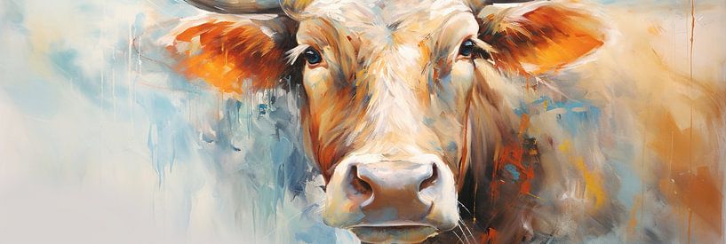 Cows Colourful 3983 by ARTEO Paintings
