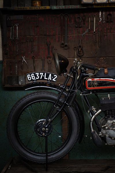 Werkstatt-Motorrad von Ryan van Pelt