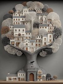 L'arbre choux-fleur sur Catherine Fortin