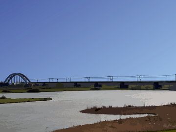 085. Spoorbrug bij Culemborg van Domstad Rudie