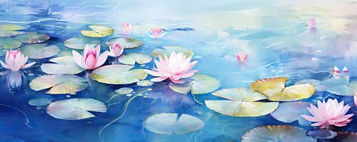 Serenity | Baby Blue by Abstract Painting