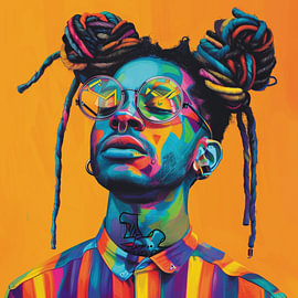 Dreads in a knot