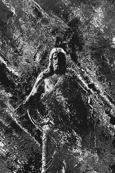 Jesus black and white