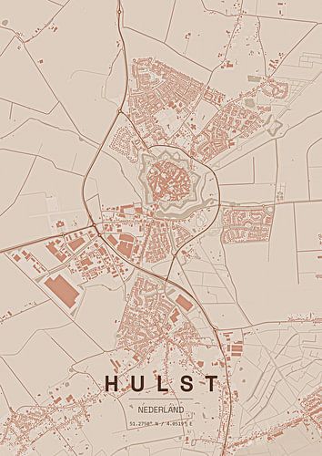 Hulst Plattegrond