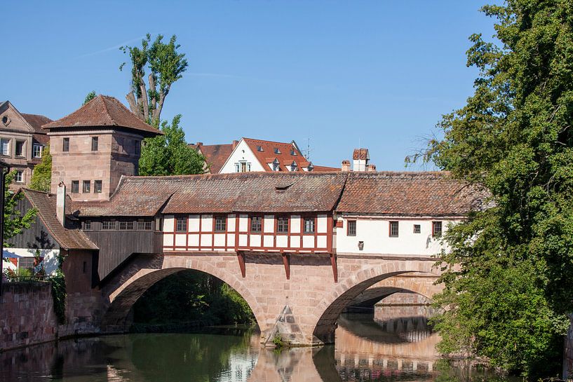 Henkersteg, Oude Stad, Neurenberg, Beieren, Duitsland, Europa van Torsten Krüger