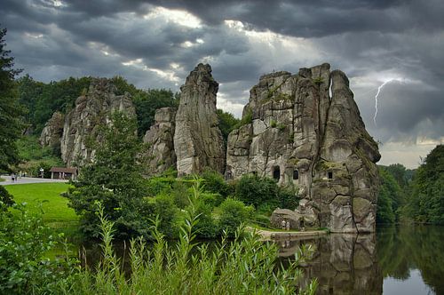 Externsteine en Westphalie orientale