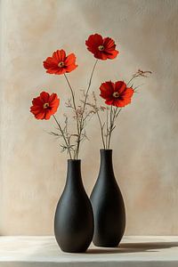Modernes Blumenstillleben